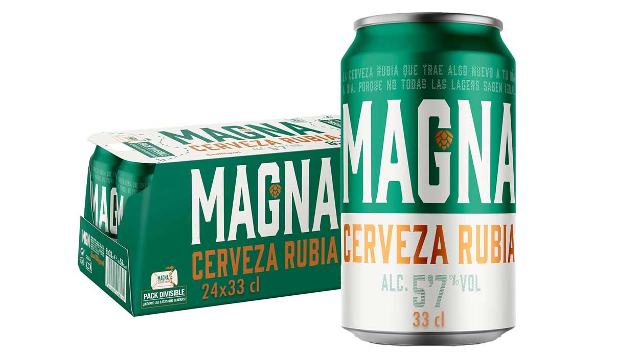 Chollo Pack x24 latas Magna San Miguel de 330 ml por sólo 14,82€ (-25%) ¡0,62€ la lata!