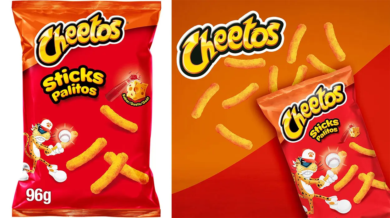 Chollo Pack de 9 bolsas de Cheetos Sticks Palitos por sólo 11,02€ con descuento automático ¡1,22€ cada una!