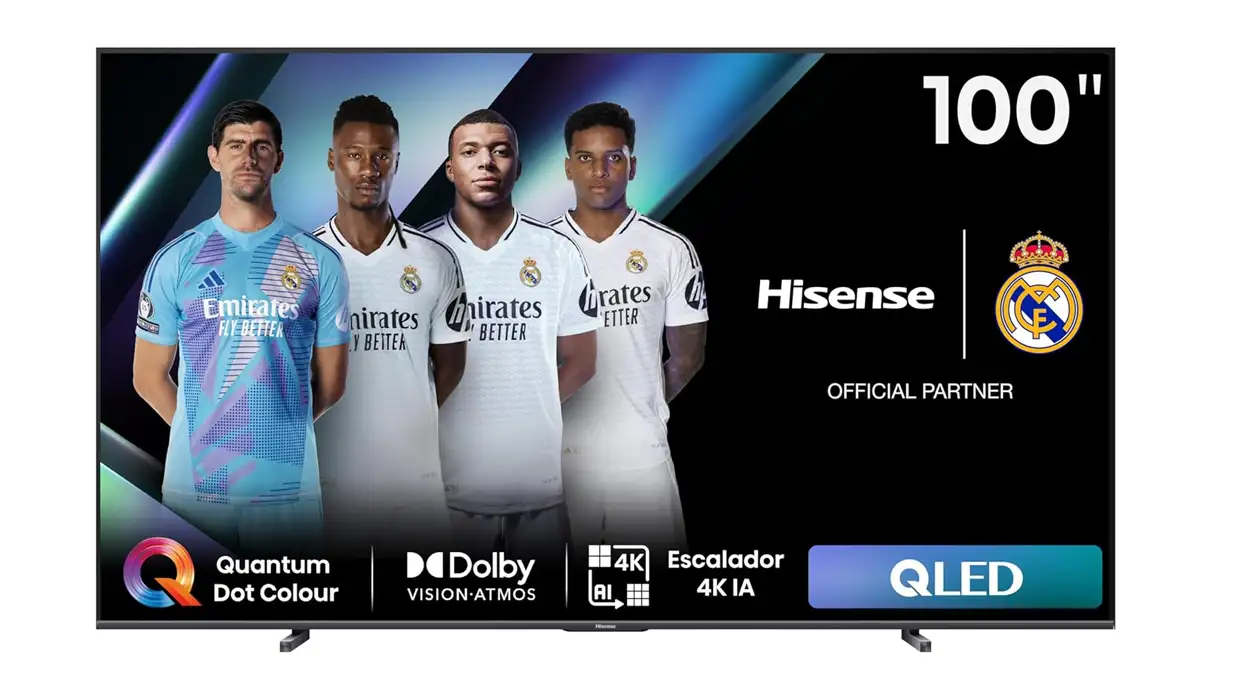 Chollo Smart TV Hisense 100E7NQ de 100″ por sólo 1.649€ con envío gratis (-48%)