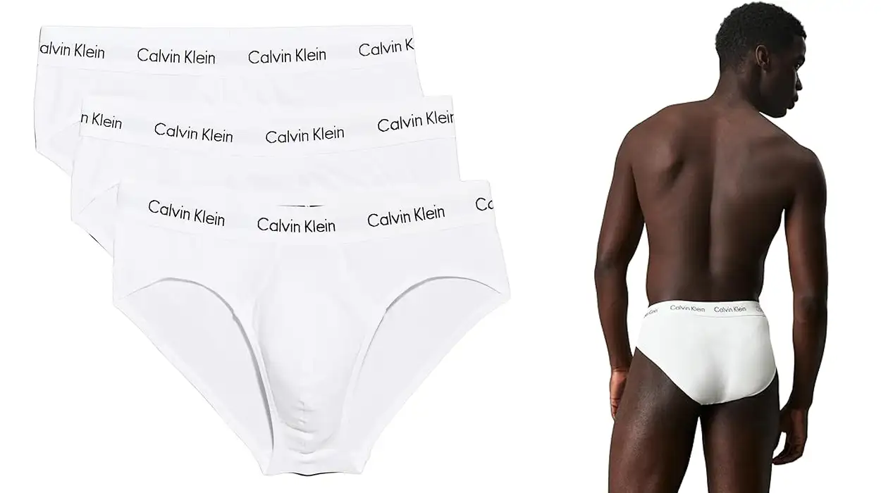 Chollo Pack de 3 slips Calvin Klein Hip Brief por sólo 22€ (-49%)