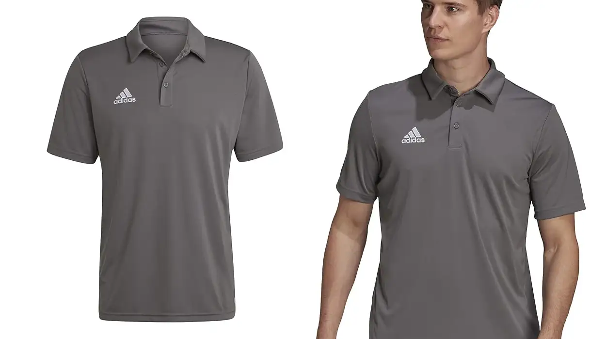 Chollo Polo Adidas Entrada 22 en color gris para hombre por sólo 15,99€ (-36%)
