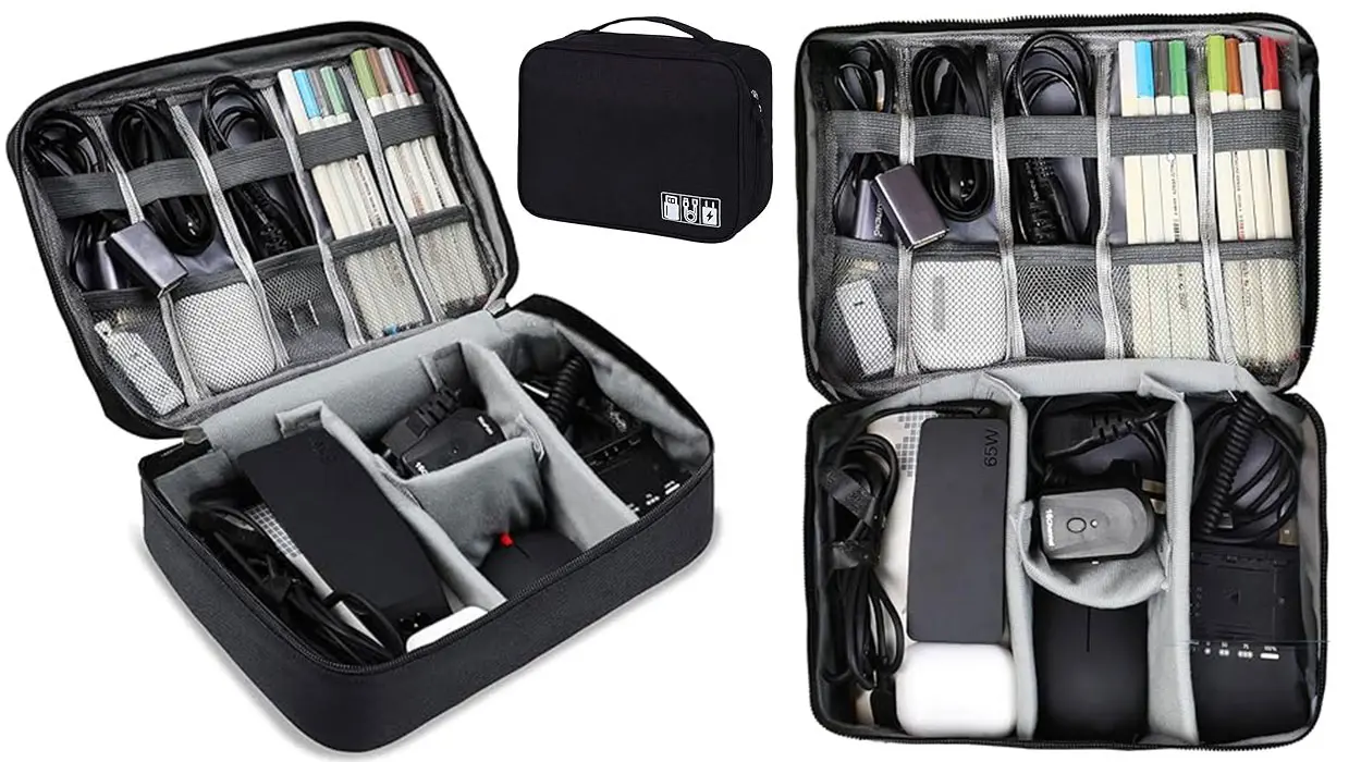Chollo Maletín organizador de cables AiQInu por sólo 5,24€ (-48%)