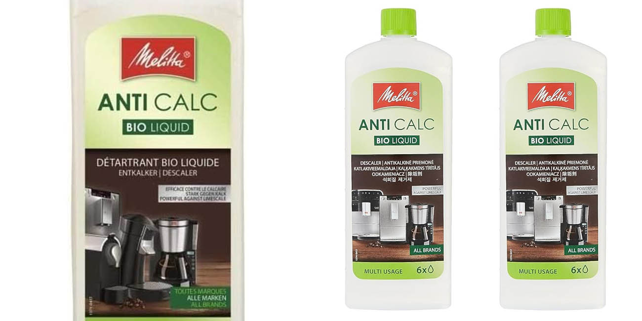 Chollo Pack x2 Descalcificadores Melitta Bio Multi para cafeteras por solo 4,58€ (-49%)
