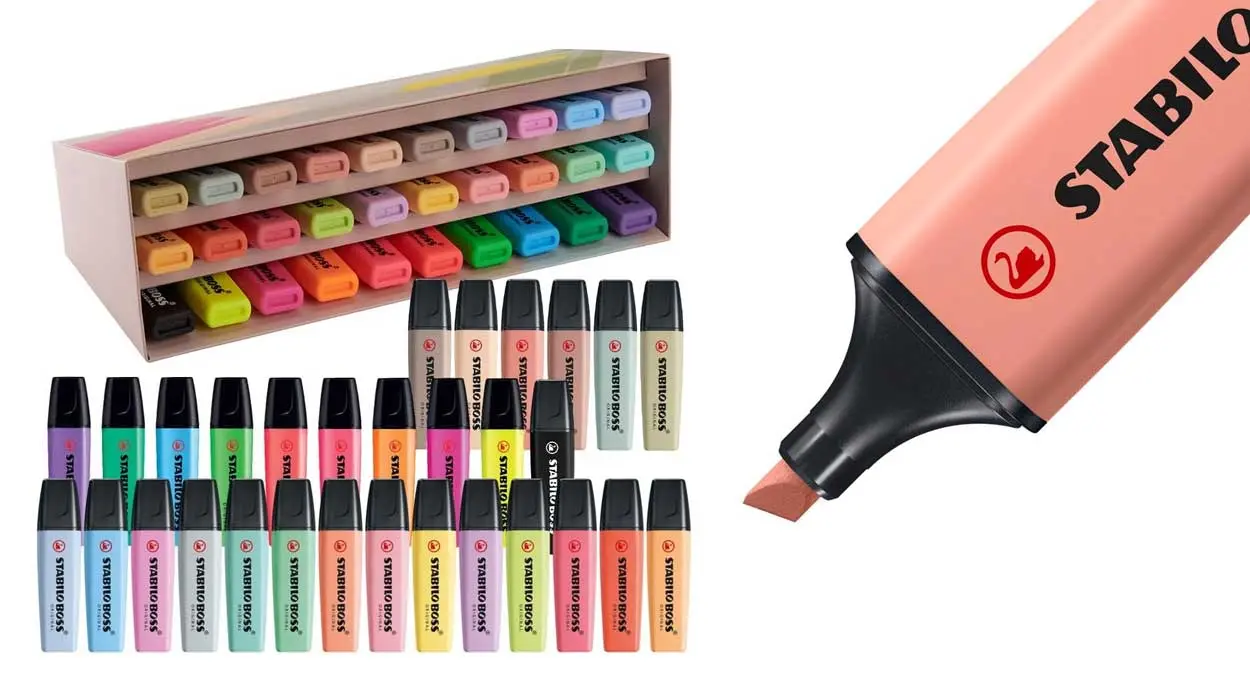 Chollo Set de 30 marcadores Stabilo Boss por sólo 29,89€ con envío gratis (-34%)