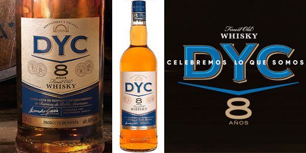 Chollazo Whisky DYC 8 Años de 1000 ml por sólo 11,24€ (27% de descuento)
