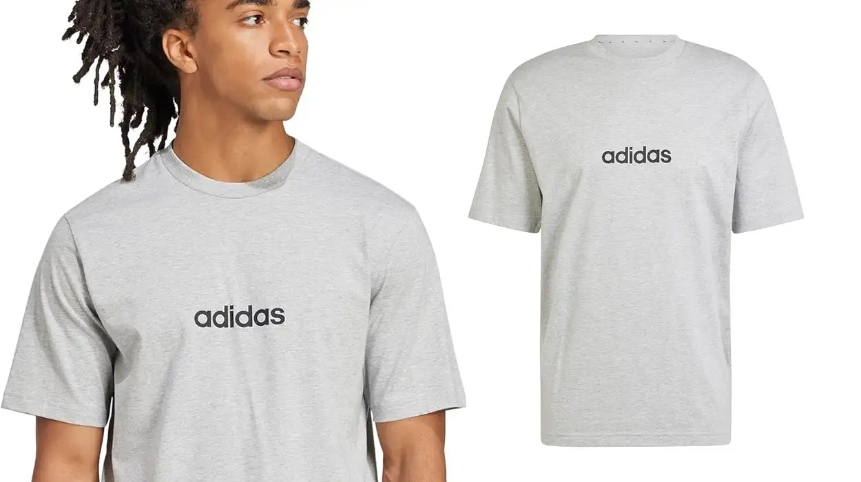 Chollo Camiseta Adidas Essentials Linear Single para hombre por sólo 13,99€ en varios colores (-30%)
