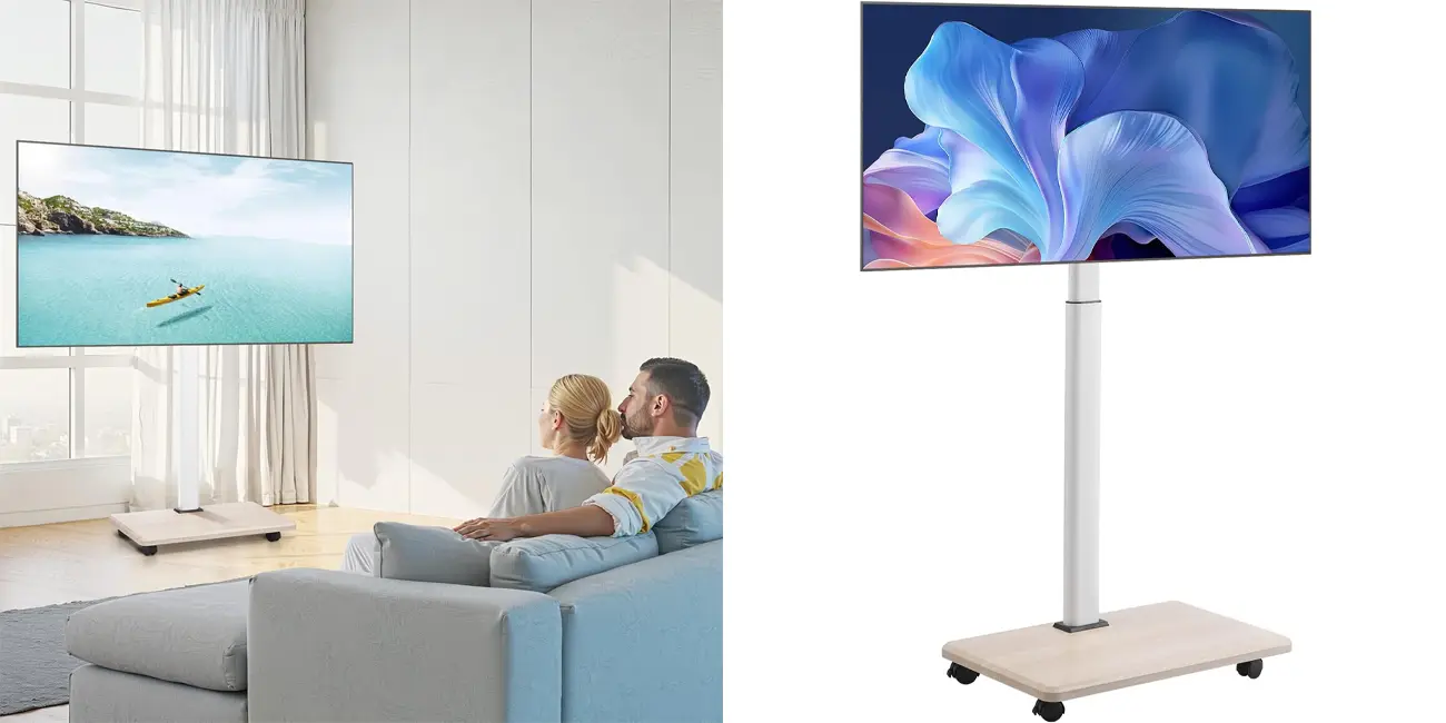Chollo Soporte para TV VEVOR con ruedas por sólo 44,99€ con envío gratis (-50%)