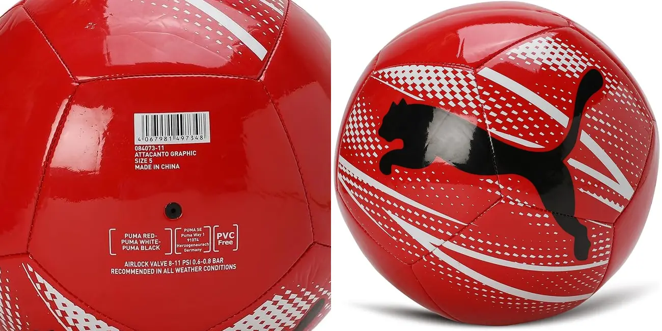 Chollo Balón de fútbol Puma Attacanto Graphic (talla 3) por sólo 9,99€ (44% de descuento)