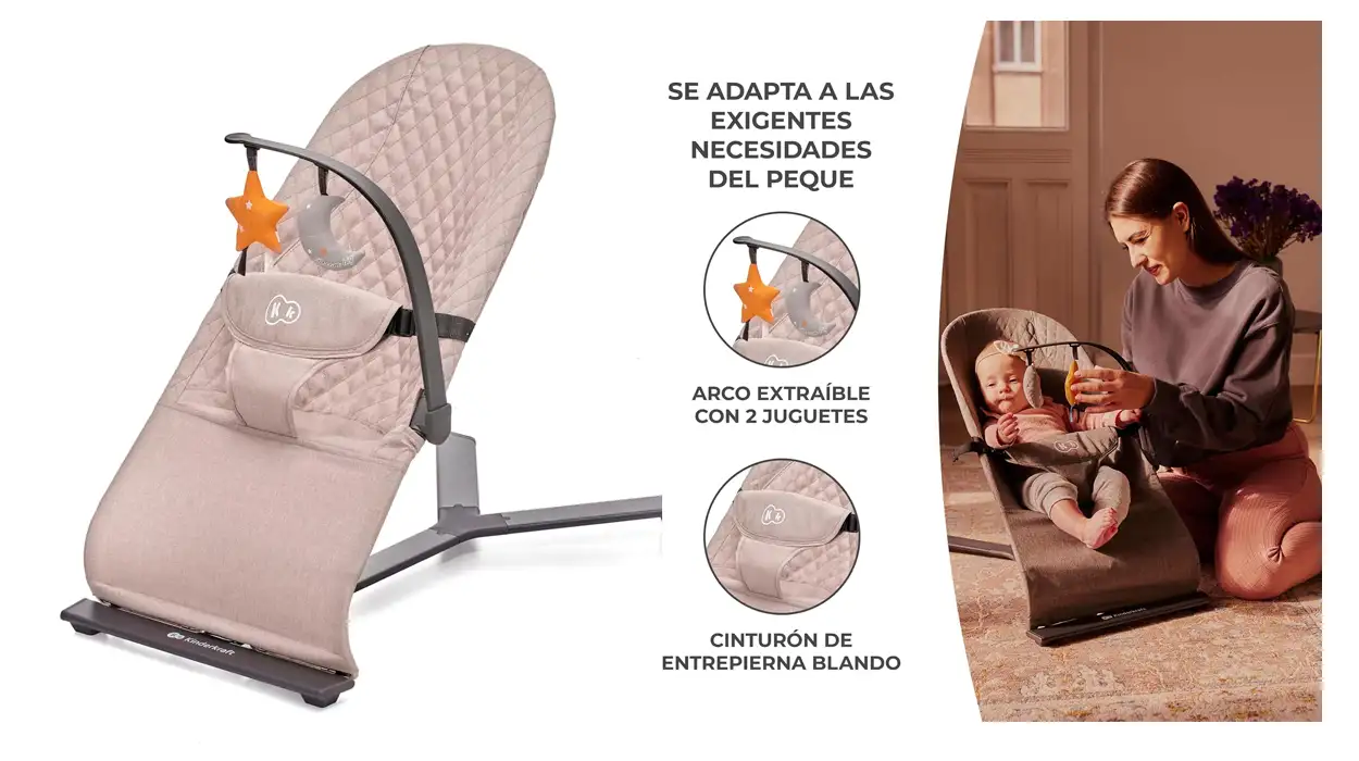 Chollo Hamaca para bebés Kinderkraft Mimi por sólo 35,99€ con envío gratis (-40%)