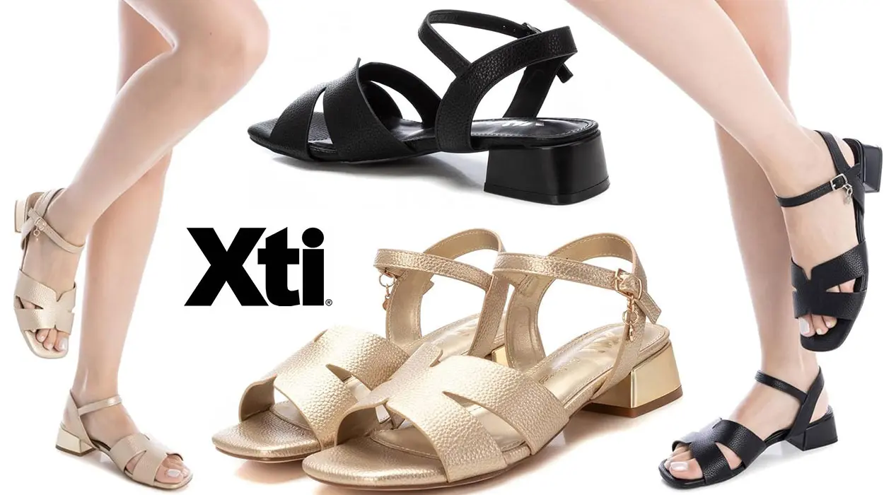 Chollo Sandalias Xti 14412601 con tacón y hebilla para mujer por sólo 32,26€ con envío gratis (-19%)