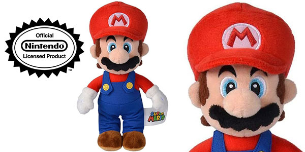 Chollo Peluche Super Mario de 20 cm por sólo 10,99€ (-21%)