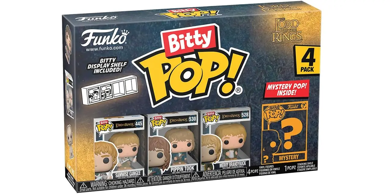 Chollazo Funko Bitty Pop! Lord of The Rings con 4 minifiguras por sólo 6,50€ (-59%)