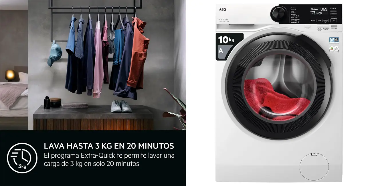 Chollo Lavadora AEG Serie 6000 LFR6214O4B por sólo 489€ con envío gratis (-32%)