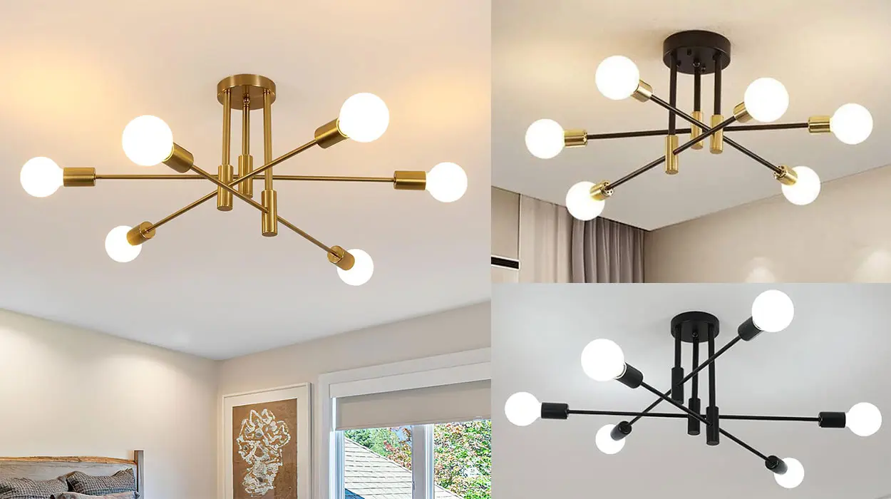 Transforma tu hogar con esta lámpara vintage Sputnik de Amazon, ¡a un precio de otra época!