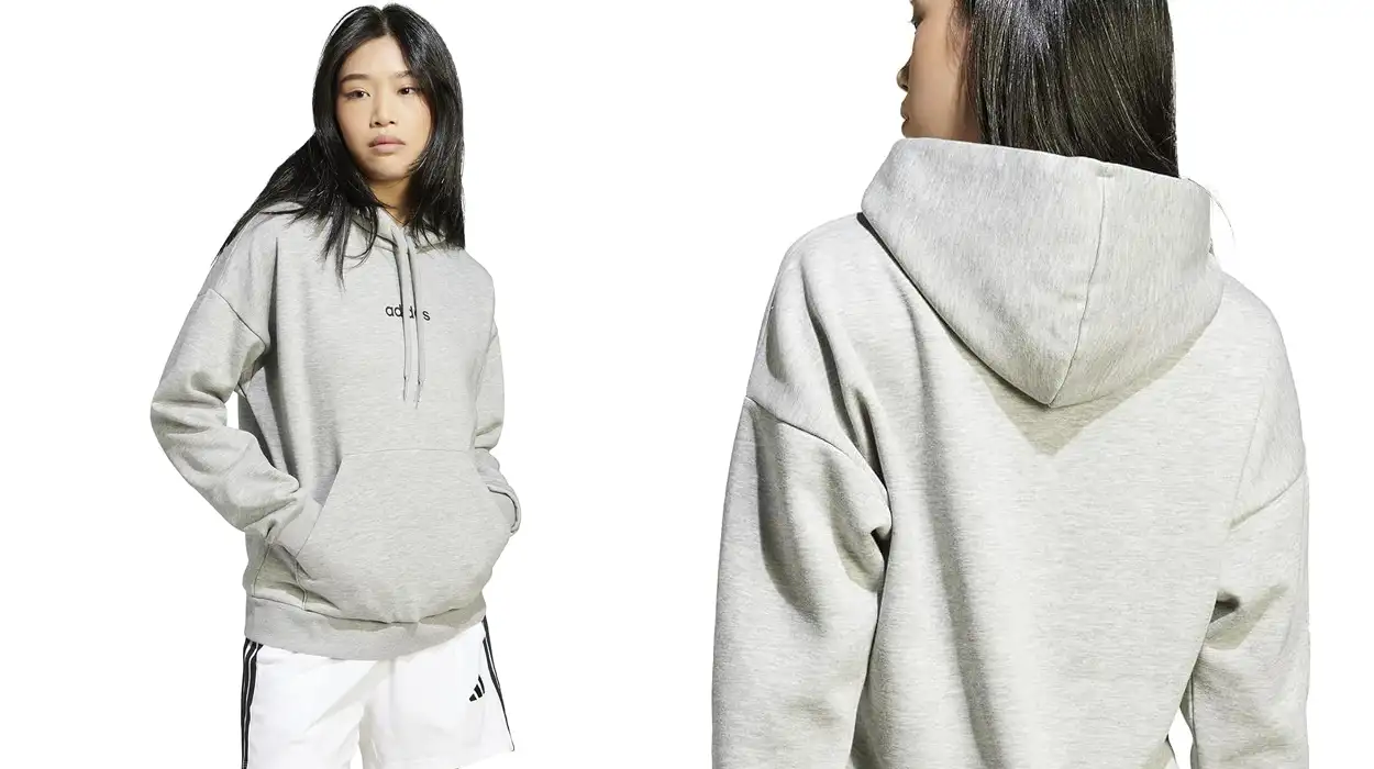 Chollo Sudadera Adidas Essentials Linear Fleece Hoodie para mujer por sólo 37,99€ con envío gratis (-37%)