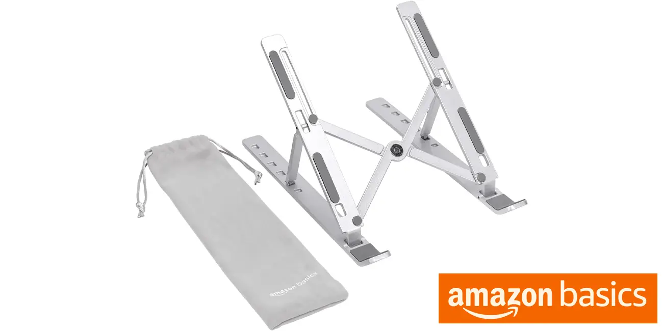 Tu cuello y tu espalda te lo agradecerán: este soporte plegable de aluminio para portátil o tablet por menos de 9€