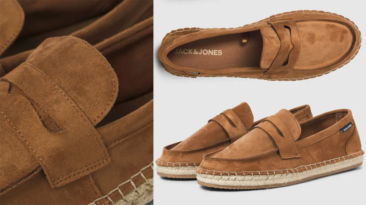 Chollo Mocasines Jack & Jones Jfwscherlock Espadrille Loafer para hombre por sólo 26,39€ (-25%)