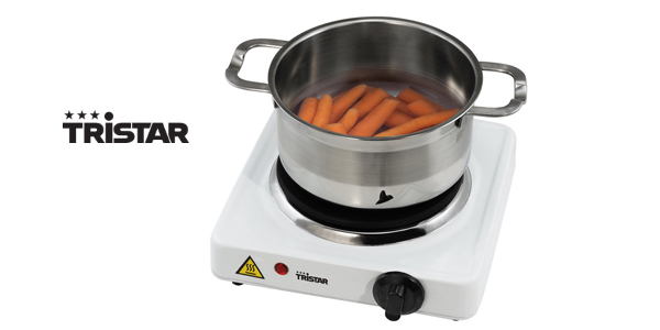 Chollo Hornillo eléctrico portátil Tristar KP-6185 de 1.000 W por sólo 12,99€ (19% de descuento)
