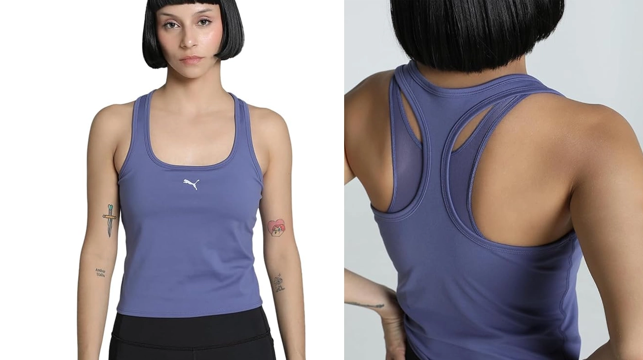 Chollo Camiseta PUMA Cloudspun Mesh 2in1 para mujer por sólo 21,95€(-45%)