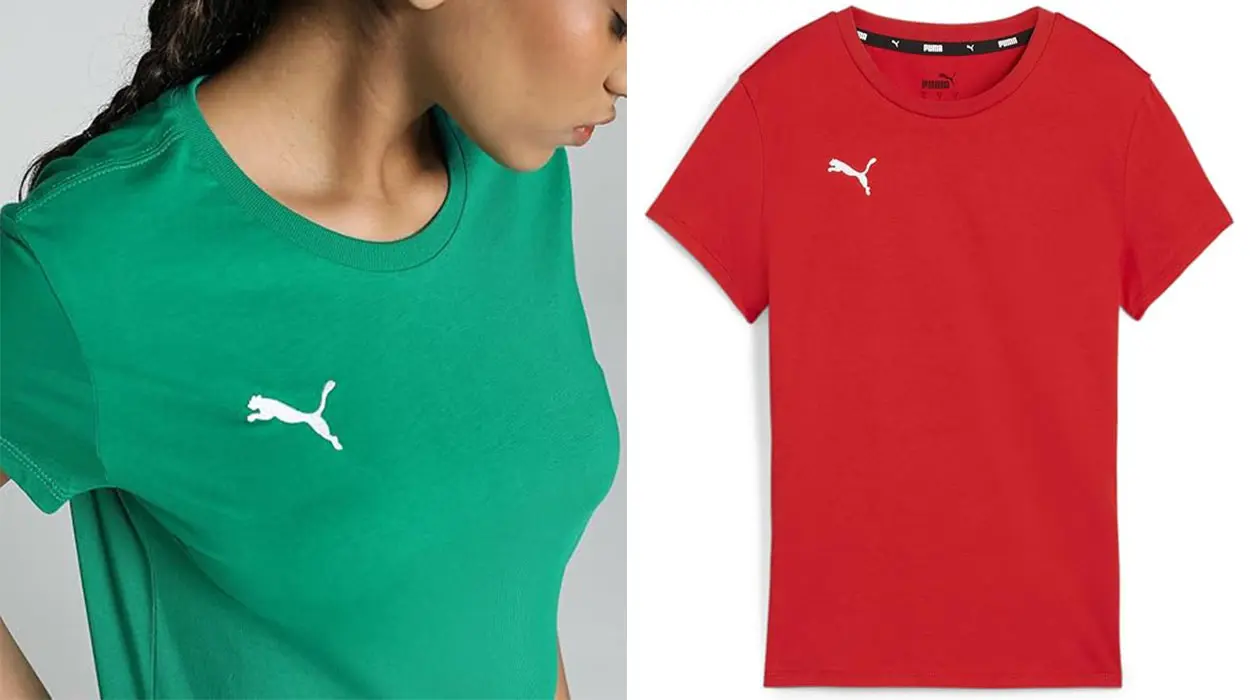Chollo Camiseta Puma TeamGOAL para mujer por sólo 12,65€ (-45%)