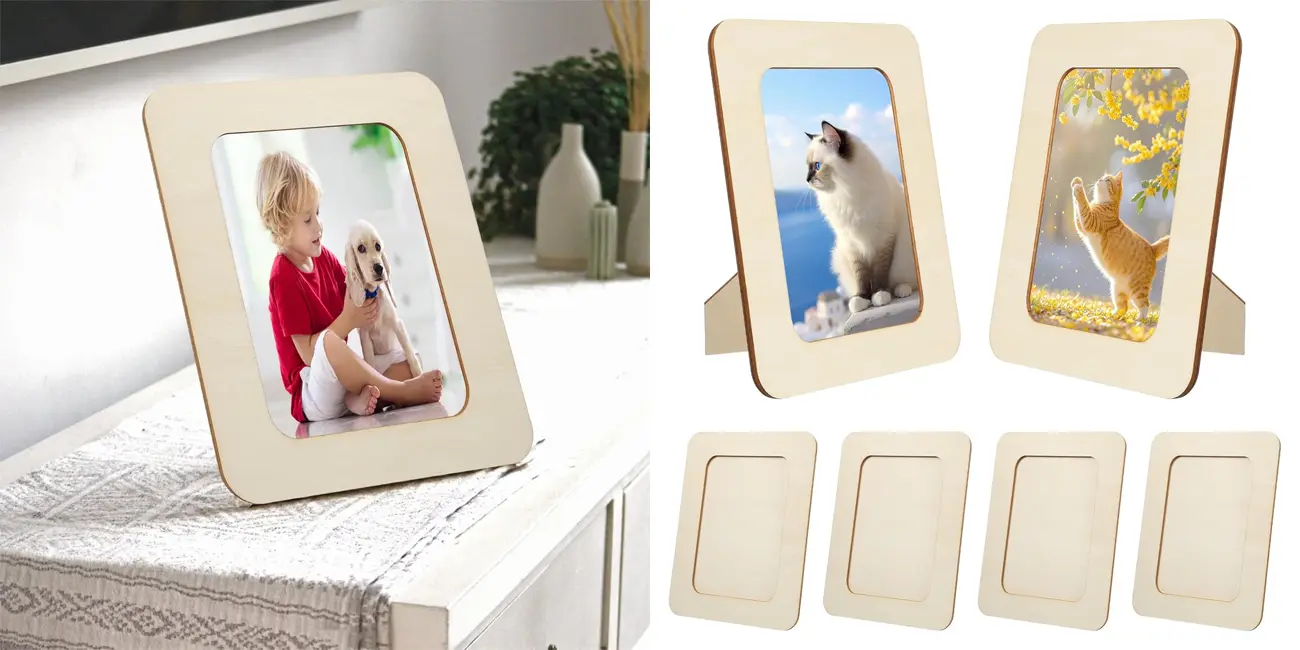 Chollo Pack 6x marcos de fotos SEWACC de 4″ x 6″ por sólo 6,99€ (-53%)