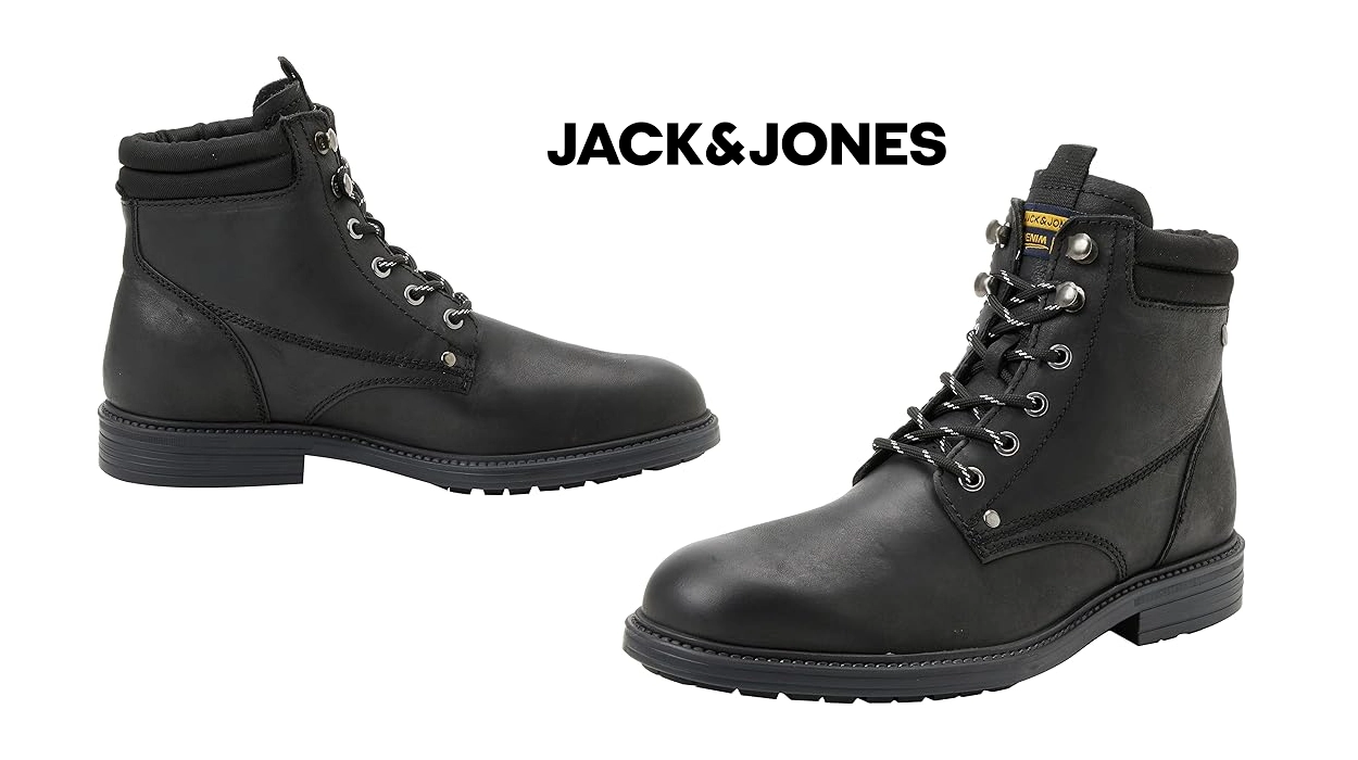 Chollo Botas de piel Jack & Jones Jfwsolomon para hombre por sólo 50€ con envío gratis (-50%)