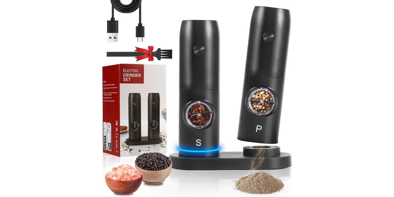 Chollo Pack de salero y pimentero eléctricos Dreamhigh por sólo 13,99€ (-30%)