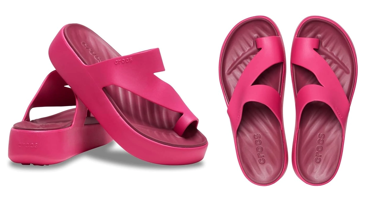 Chollo Sandalias Crocs Getaway Platform Toe Loop para mujer por sólo 38,24€ con envío gratis (-15%)