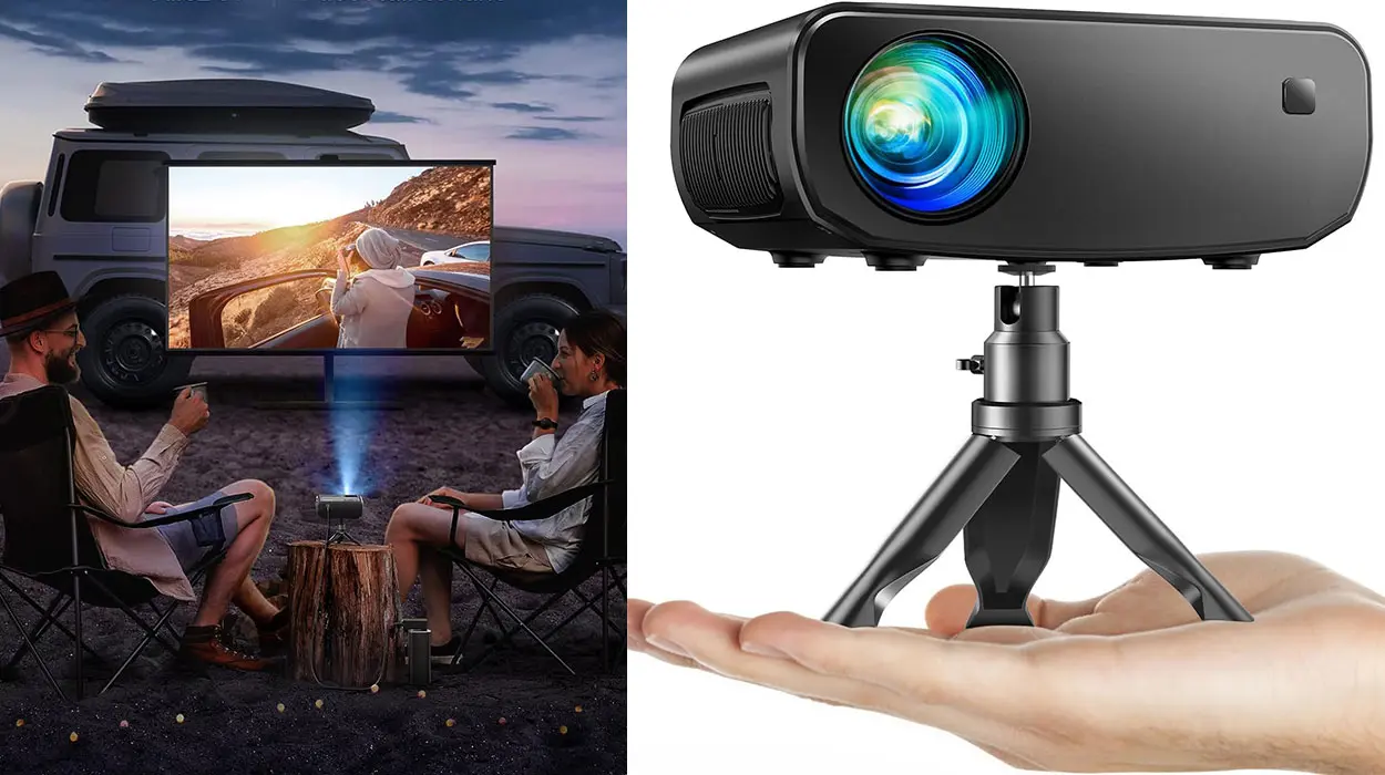 Chollo Mini proyector ELEPHAS 2025 Wi-Fi de 15.000 lúmenes por sólo 54,95€ y envío gratis con cupón (-50%)