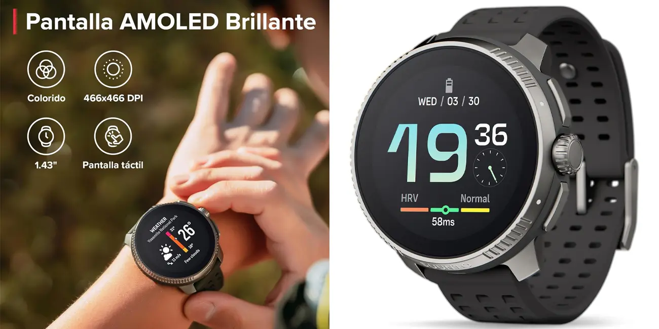 Chollo Reloj deportivo Suunto Race Titanium con pantalla AMOLED por sólo 399€ con envío gratis (-20%)