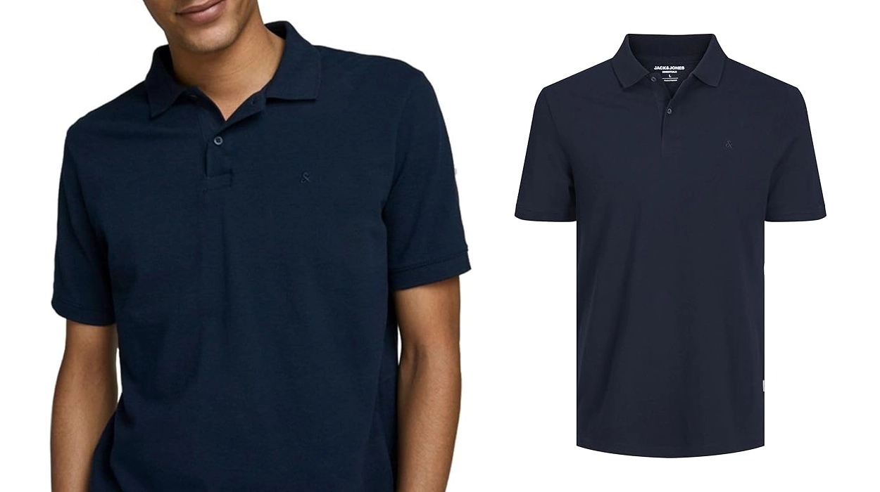 Llévate este polo Jack & Jones rebajadísimo en un color clásico que nunca pasa de moda