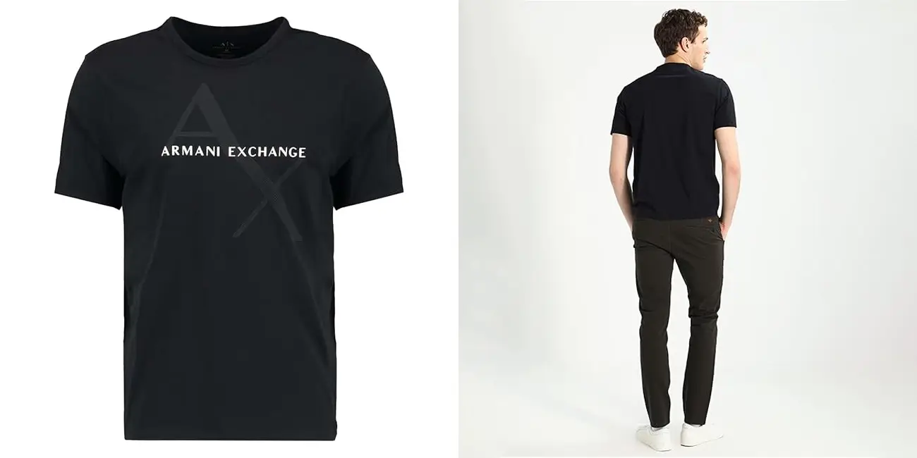 Chollo Camiseta de manga corta Armani Exchange para hombre por sólo 27,99€ (-39%)