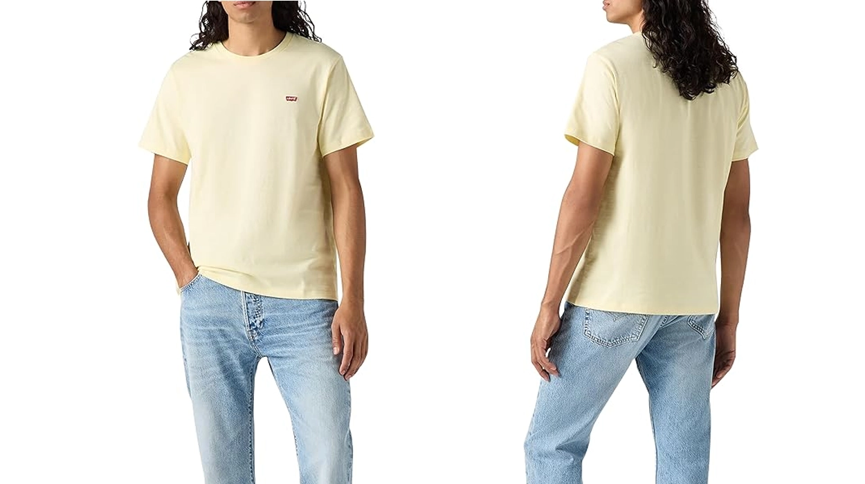 Chollo Camiseta Levi’s SS Original Housemark en color Double Cream para hombre por sólo 15,99€ (-41%)