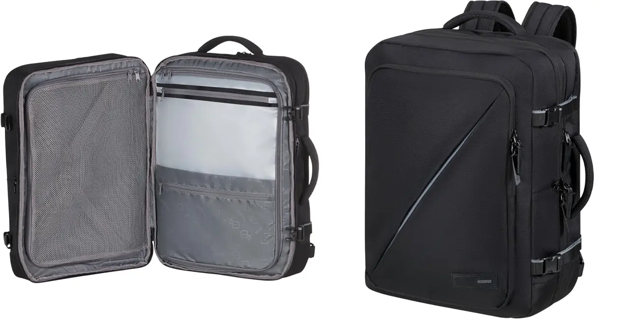 Chollo Mochila de cabina American Tourister Take2Cabin L por sólo 59,43€ con envío gratis (-30%)
