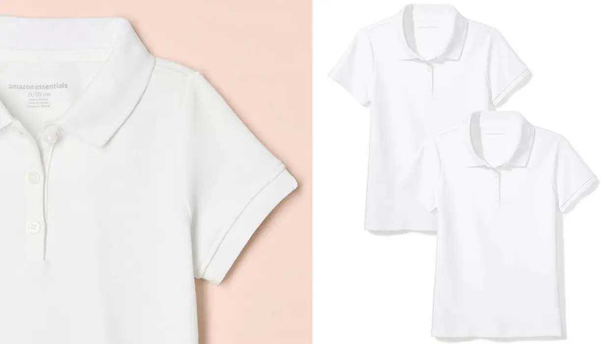 Chollo Pack x2 Polo de uniforme Amazon Essentials para niña por sólo 10,50€ (-23%)