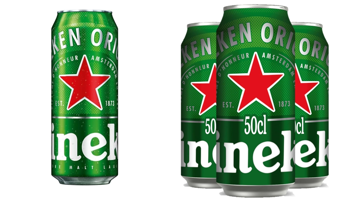 Chollo Pack de 24 latas de cerveza Heineken grandes de 50 cl por sólo 25,49€ (-25%) ¡1,06€ cada una!