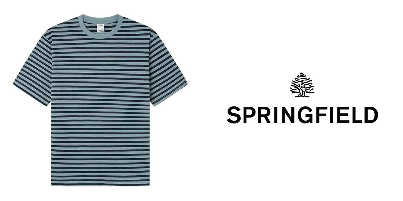 Esta camiseta de Springfield es un básico imprescindible para este verano por sólo 7,99€ en Amazon ¡BRUTAL!