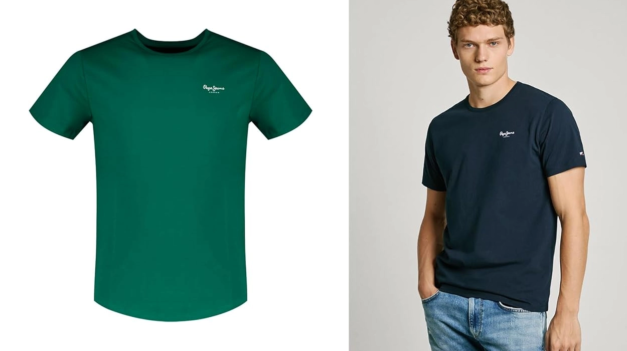 Chollo Camiseta Pepe Jeans Original Basic 3n unisex por sólo 13,99€ (-44%)