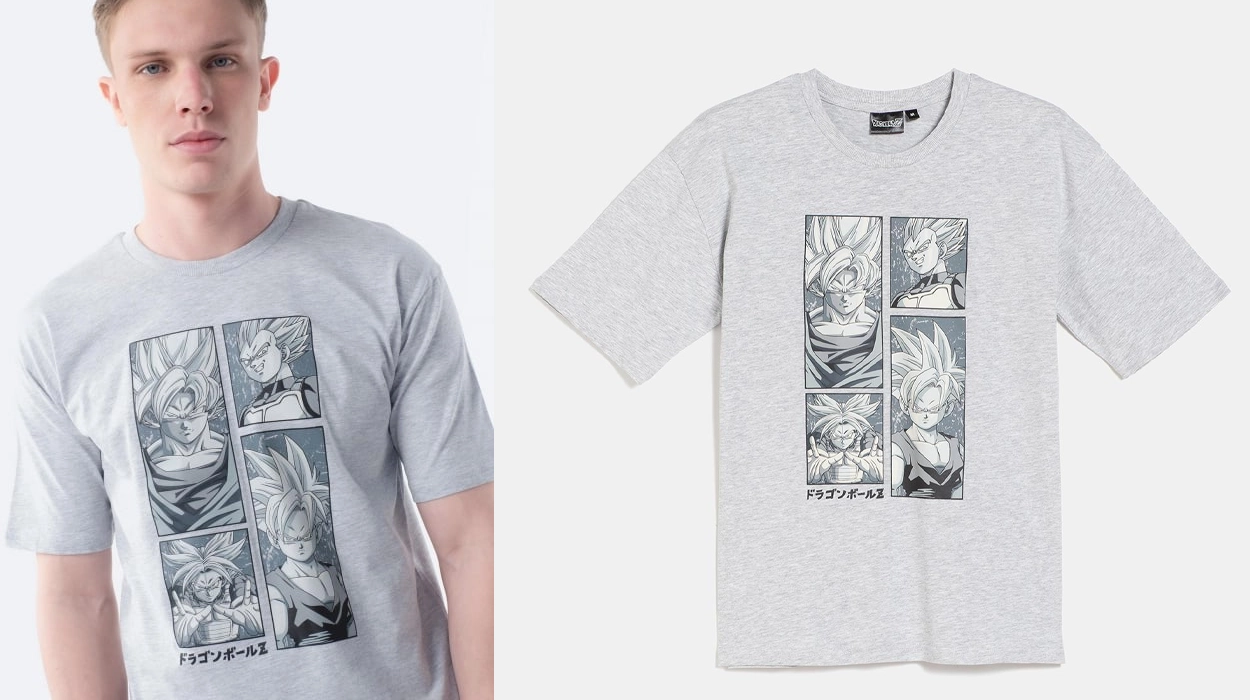 Chollo Camiseta Dragon Ball Carrefour de manga corta para hombre por sólo 6,99€ (-30%)