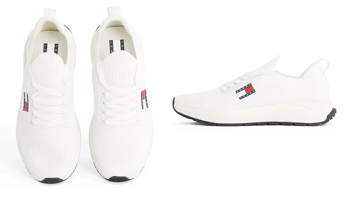 Chollo Zapatillas Tommy Jeans TJM Runner Knitted para hombre por sólo 59€ con envío gratis (-41%)