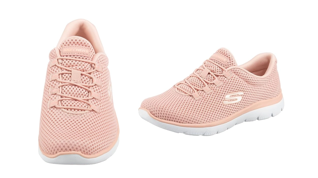 Super descuento en estas Skechers Summits Lite rosadas perfectas para ir cómoda y fresca durante los meses de calor
