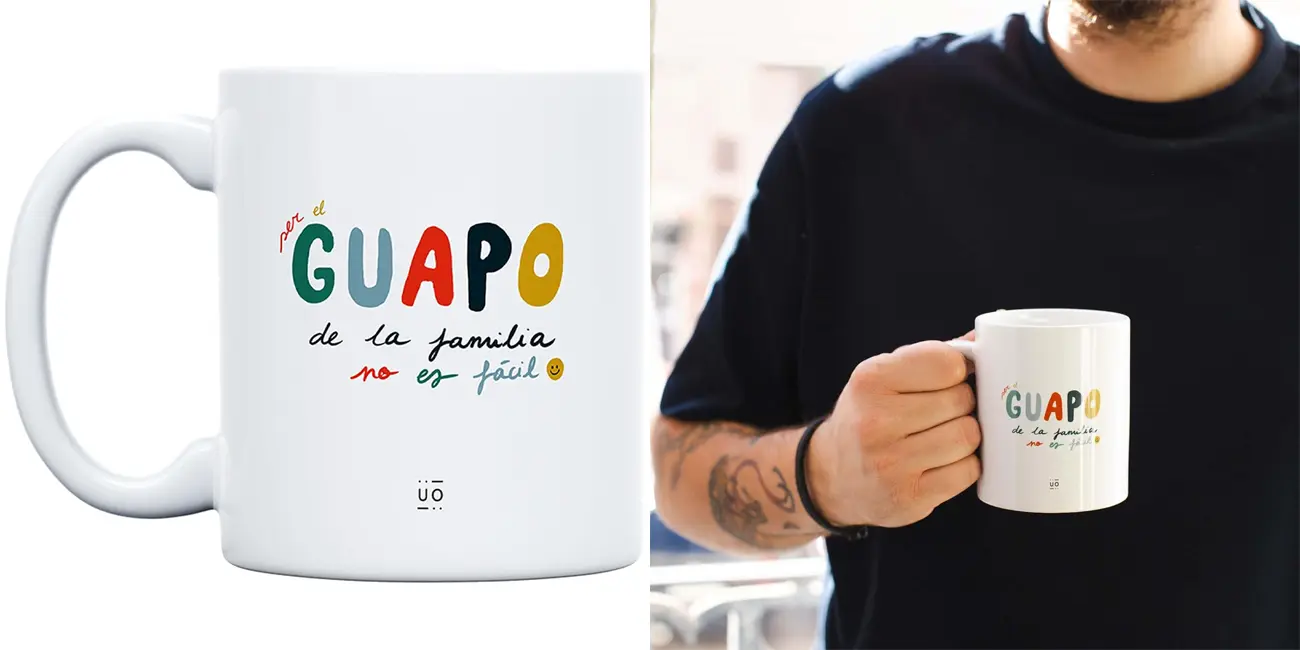 Empieza el día con buen humor con esta taza de desayuno UO con mensaje y a precio mini