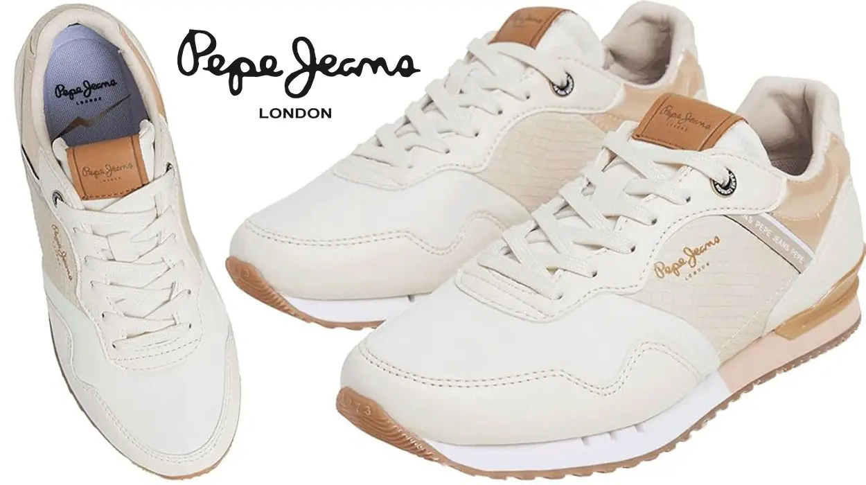 Chollo Zapatillas Pepe Jeans London Snake para mujer por sólo 39,05€ con envío gratis (-54%)