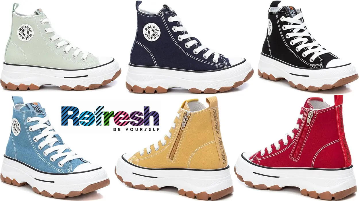 Estas zapatillas altas Refresh tipo Converse están en Amazon tiradas de precio en varios colores ¡Corre a por ellas!
