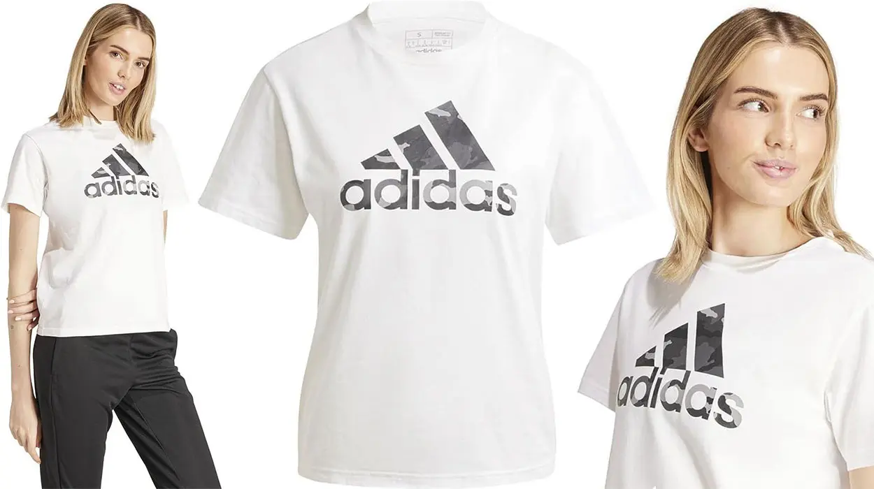 Chollo Camiseta Adidas Camo Graphic para mujer por sólo 16,75€ (-14%)