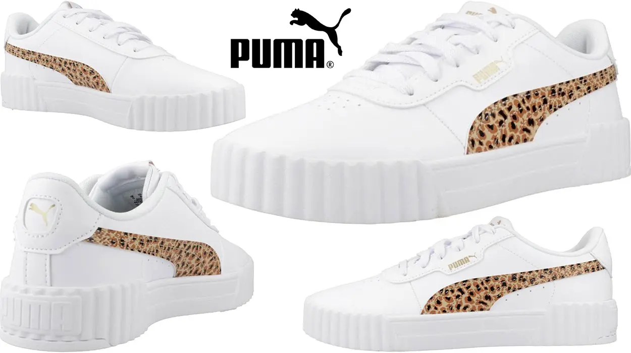 Chollo Zapatillas Puma Carina 3.0 Animal Jr. (tallas hasta 39) por sólo 35,99€ con envío gratis (-28%)