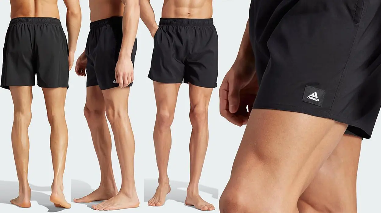 Chollo Bañador corto Adidas Solid CLX para hombre por sólo 15€ (-50%)