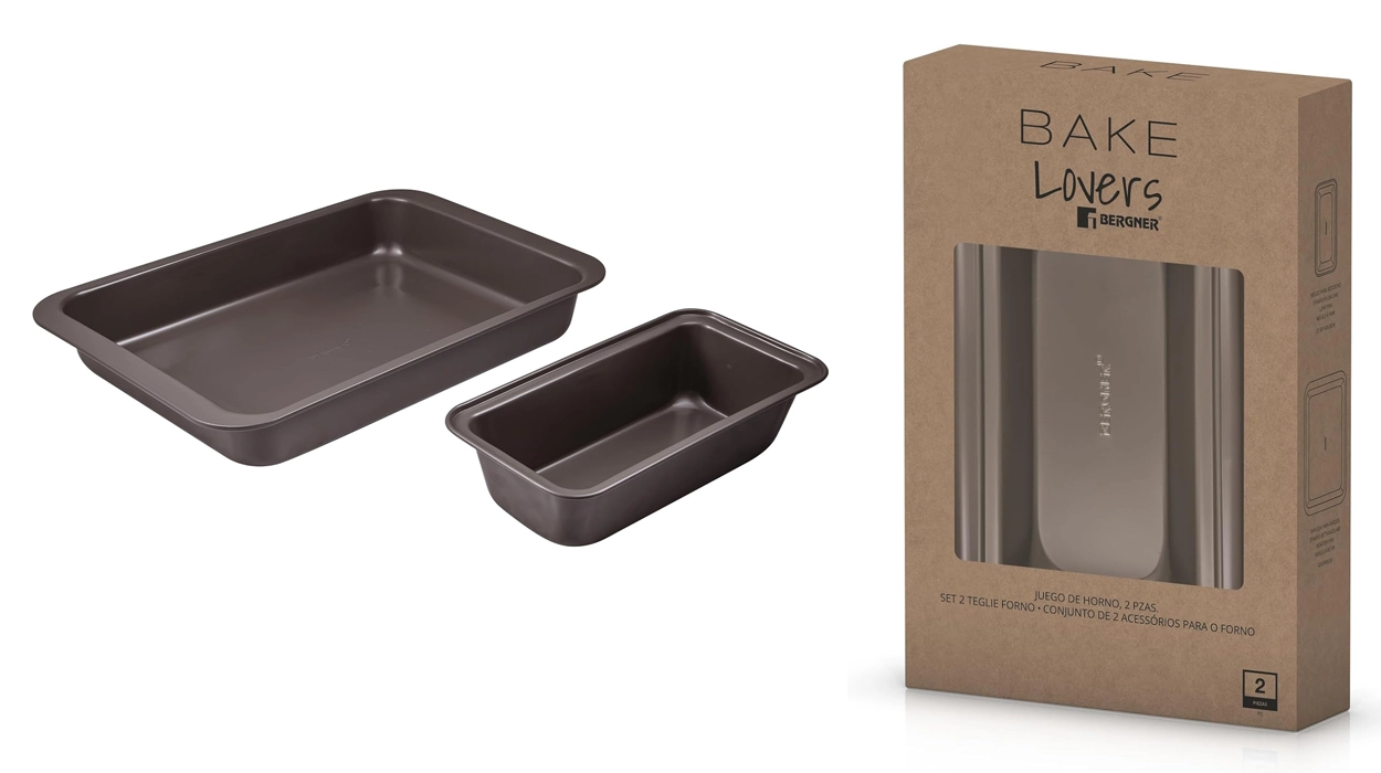 Chollo Juego de 2 bandejas de horno Bergner Baking Lovers por sólo 5,94€ (-70%)