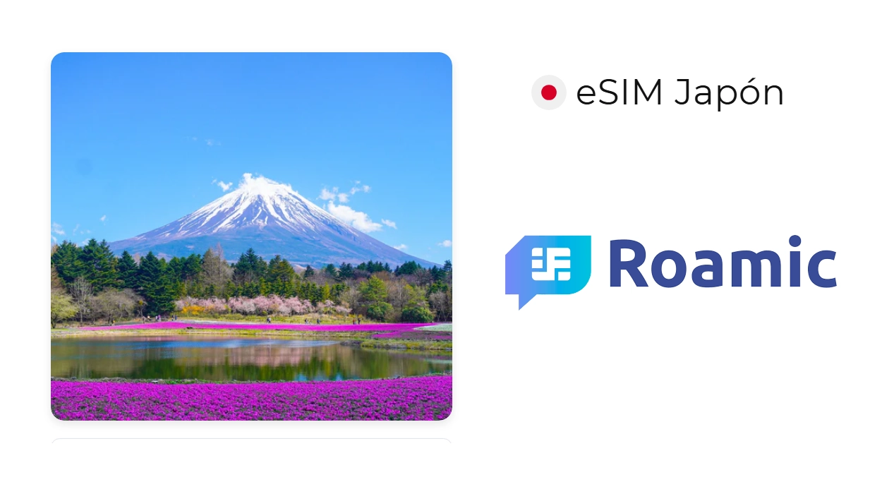 eSIM para Japón desde 1,99€ en Roamic