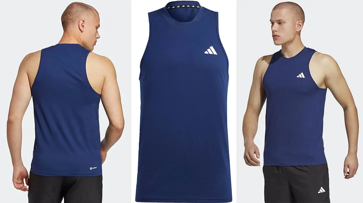 Chollo Camiseta sin mangas Adidas Train Essentials Feelready para hombre por sólo 11,95€ (-48%)